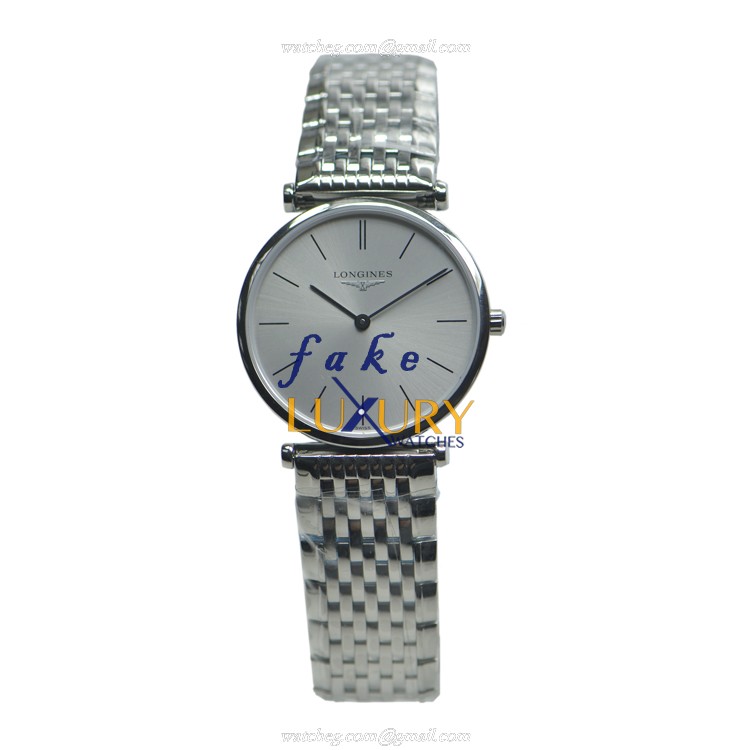 Longines La Grande L4.512.4.72.6 Replica Quartz Watch With Silver Dial Steel Bracelet - Image 2