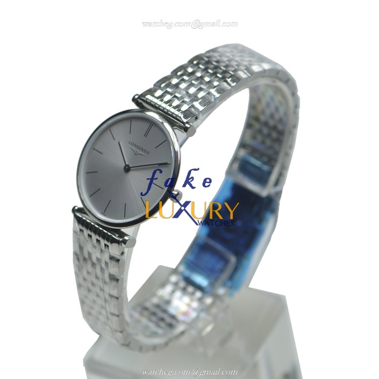 Longines La Grande L4.512.4.72.6 Replica Quartz Watch With Silver Dial Steel Bracelet - Image 3