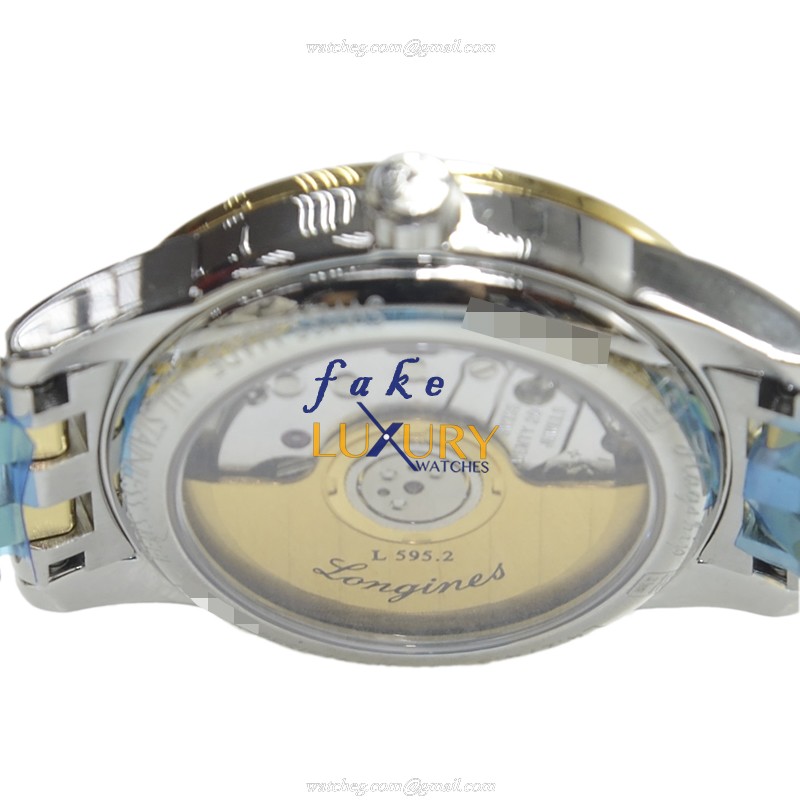 Longines L4.274.3.27.7 Flagship Replica Watch Automatic Movement PVD Gold Case White Dial Resistant - Image 4