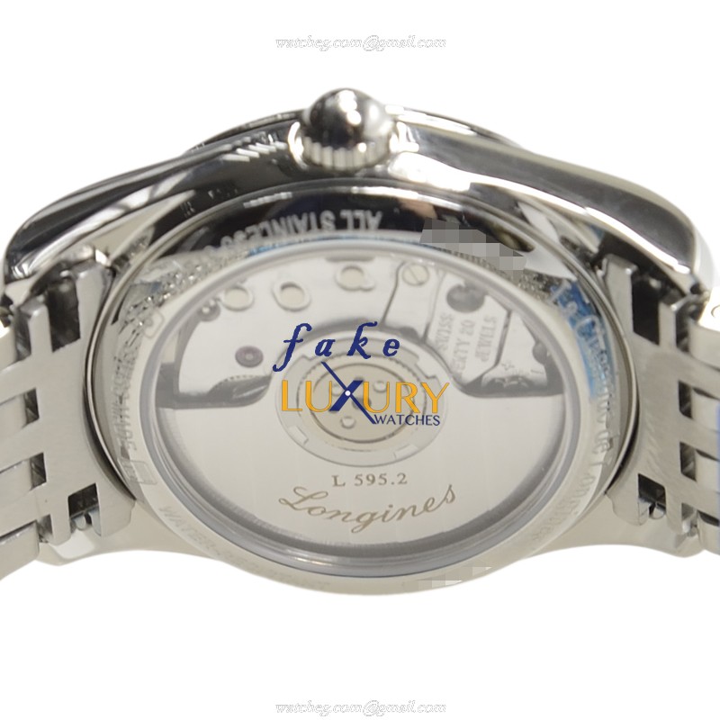 Longines L4.398.4.72.6 ELEGANT SERIES Automatic Stainless Steel Watch - Replica Watch - Image 4