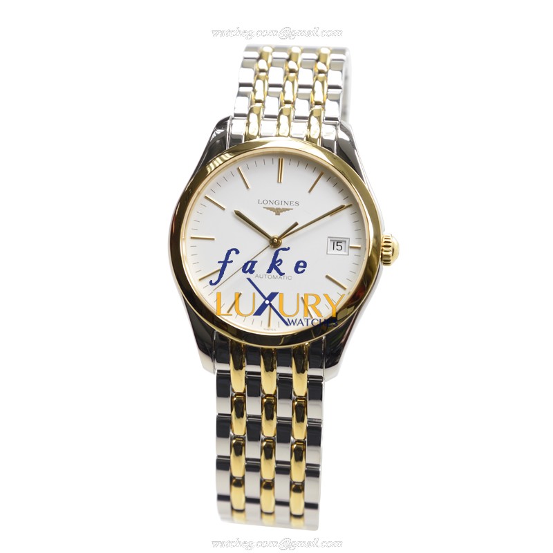 Longines L4.898.3.12.7 ELEGANT Series Auto PVD Gold Replica Watch - Image 2
