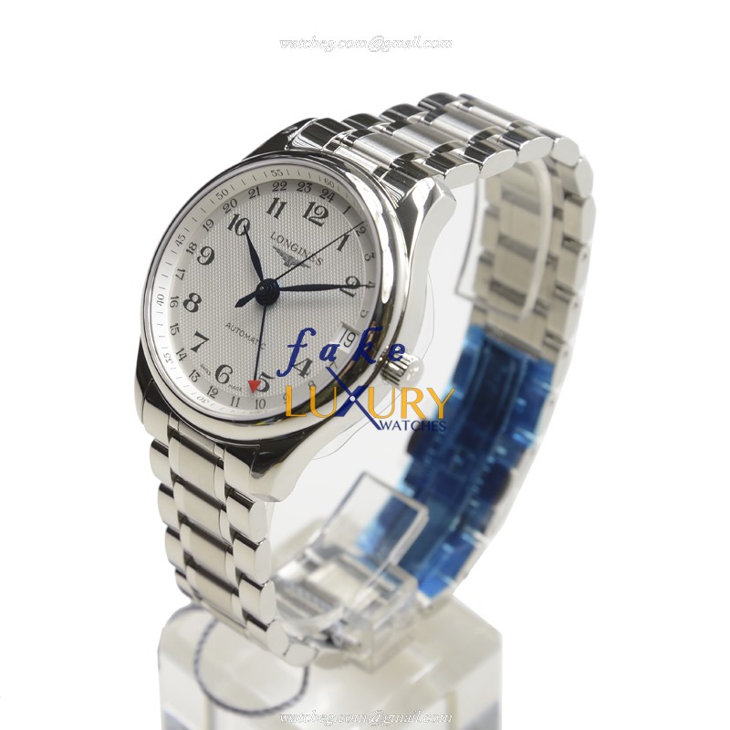 Longines L2.718.4.70.6 Master Replica Watch, Automatic, 42mm Steel Case, Silver Dial, Bracelet - Image 3
