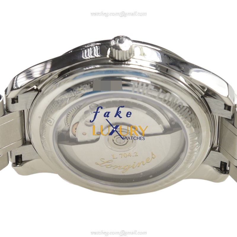 Longines L2.718.4.70.6 Master Replica Watch, Automatic, 42mm Steel Case, Silver Dial, Bracelet - Image 4