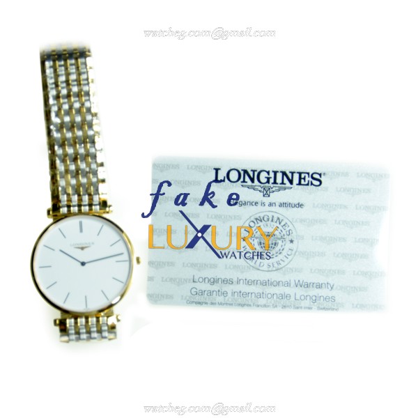 Longines La Grande L4.766.2.12.7 - Replica Watch - Automatic - White Dial - PVD Gold Case - 37mm - Image 5