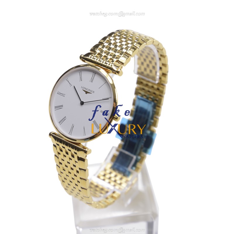 Longines La Grande L4.709.2.11.8 - Replica Watch - Quartz - 33mm PVD Gold - White Dial - Image 3