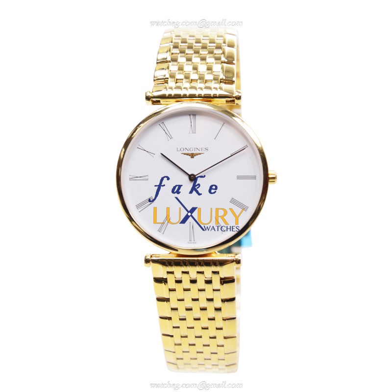 Longines La Grande L4.709.2.11.8 - Replica Watch - Quartz - 33mm PVD Gold - White Dial - Image 2