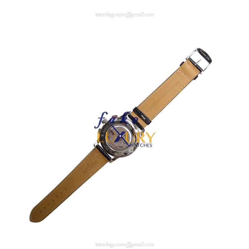 Longines Heritage L4.754.4.72.3 Replica Watch, Automatic Movement, Silver Dial, Steel Case - Image 2