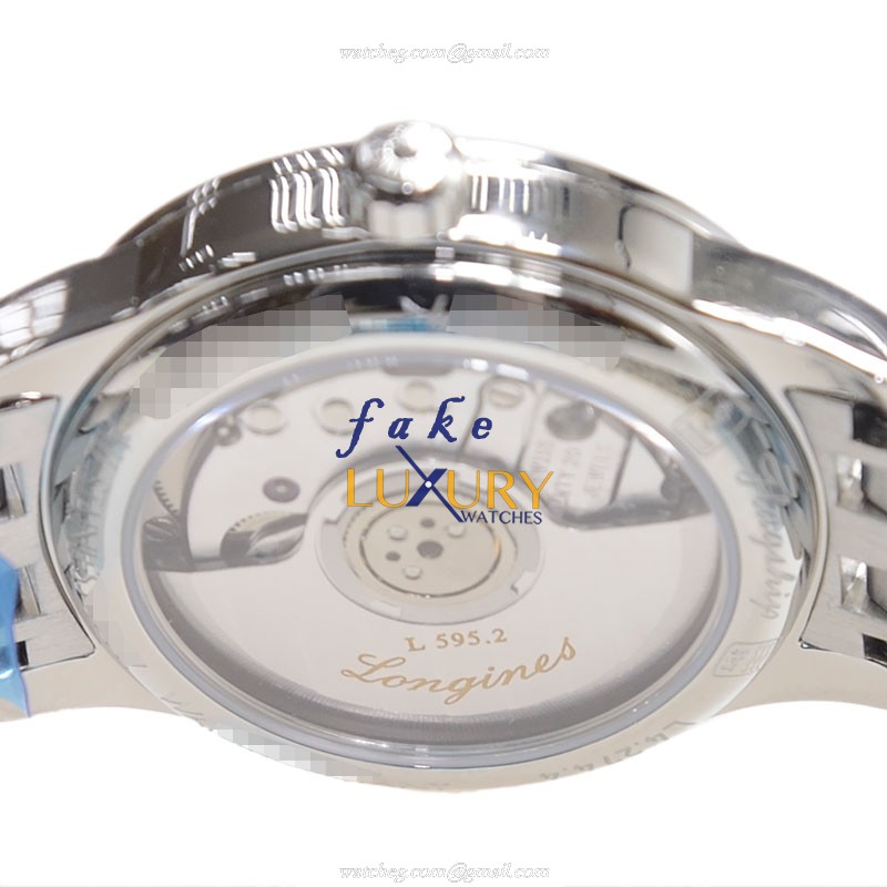 Longines FLAGSHIP L4.274.4.87.6 Automatic White Mother of Pearl Dial Stainless Steel Replica Watch - Image 4