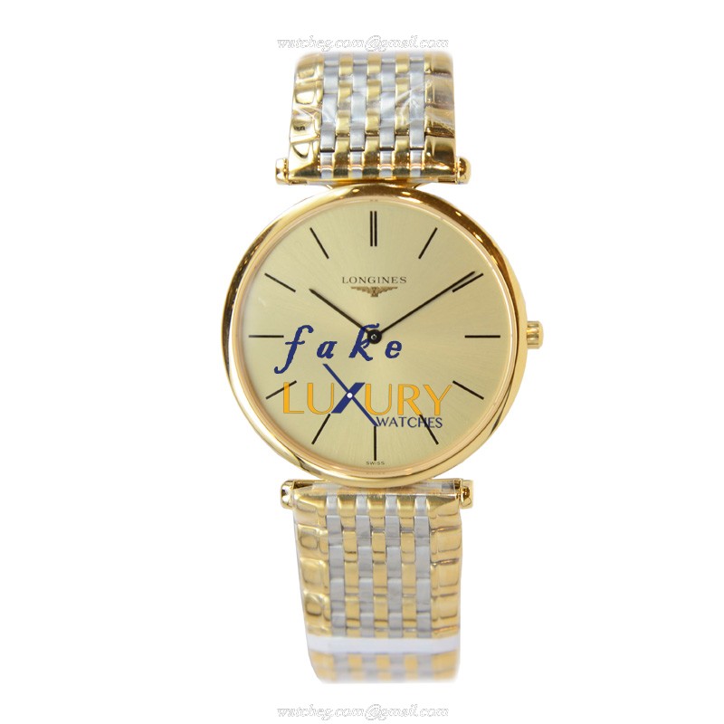 Longines L4.709.2.32.7 Quartz PVD Gold Replica Watch - Model L4.709.2.32.7 - Luxury Clone Watch - Image 2