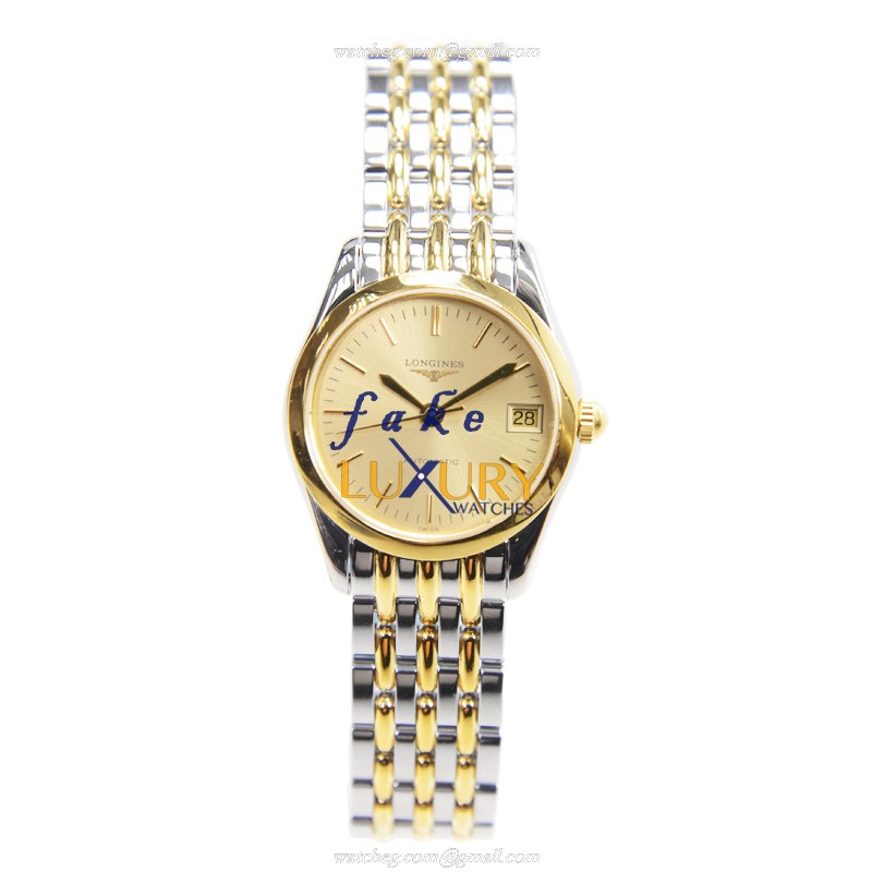 Longines Elegant Series L4.398.3.32.7 Automatic PVD Gold Replica Watch - Image 2