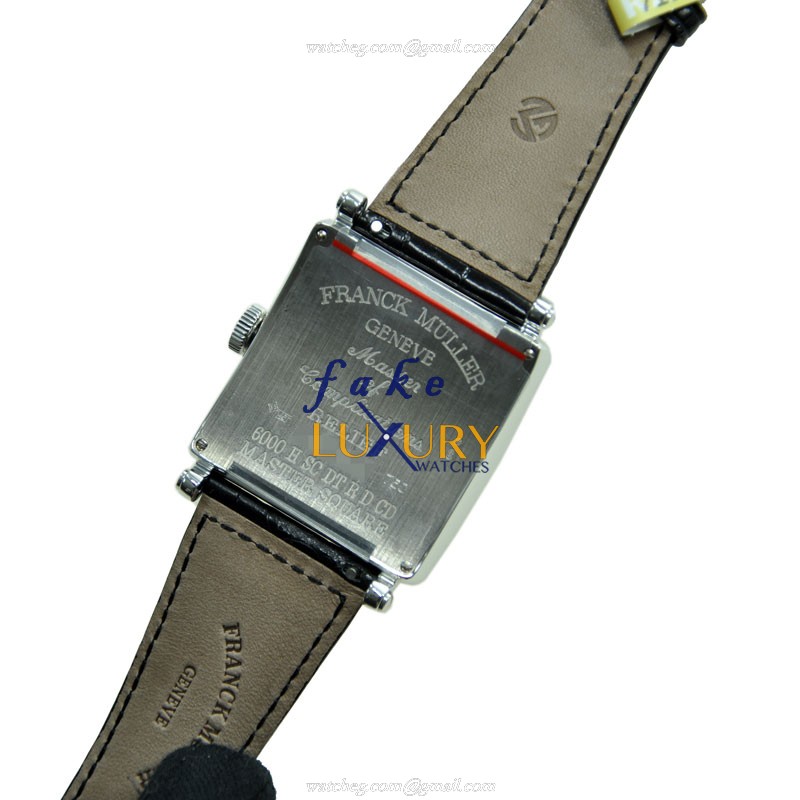 Franck Muller 6000 H SC DT R D CD OG Replica Watch - Automatic - 18kt White Gold & Diamond - Silver - Image 3