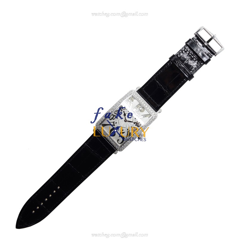 Franck Muller 1150 SC DT REL D OG Replica Watch, 18kt White Gold Diamond Case, Automatic Movement - Image 2