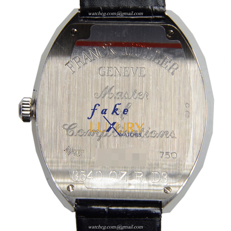 Franck Muller 3540 QZ R D3 OG | INFINITY Quartz 18kt White Gold Diamond | Replica Watch - Image 3