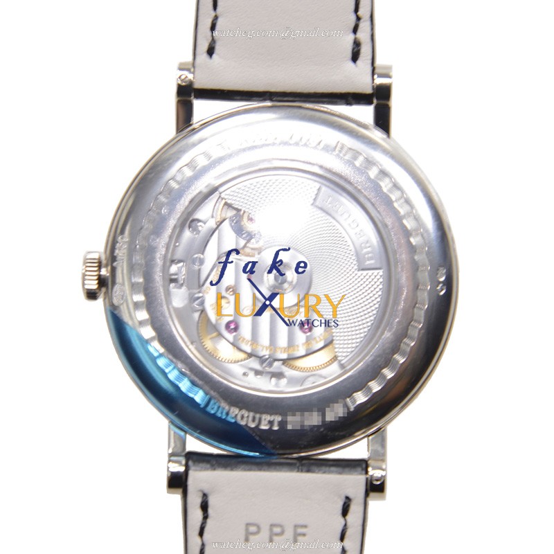 Breguet CLASSIC 7787BB/12/9V6 Automatic 18kt White Gold Silver Dial Replica Watch - Image 3