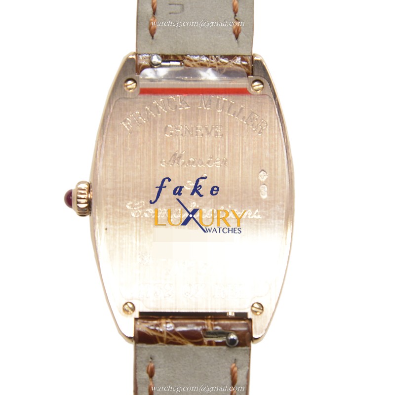 Franck Muller 1752QZREL5N CHRONOMETRO Quartz 18kt Rose Gold Replica Watch, Automatic, White Dial - Image 3