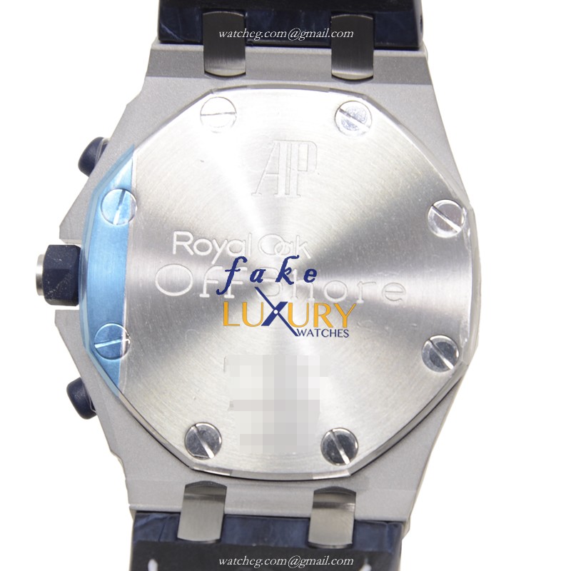 Audemars Piguet Royal Oak Offshore 26170ST.OO.D305CR.01 Automatic White Dial Blue Alligator Steel - Image 3