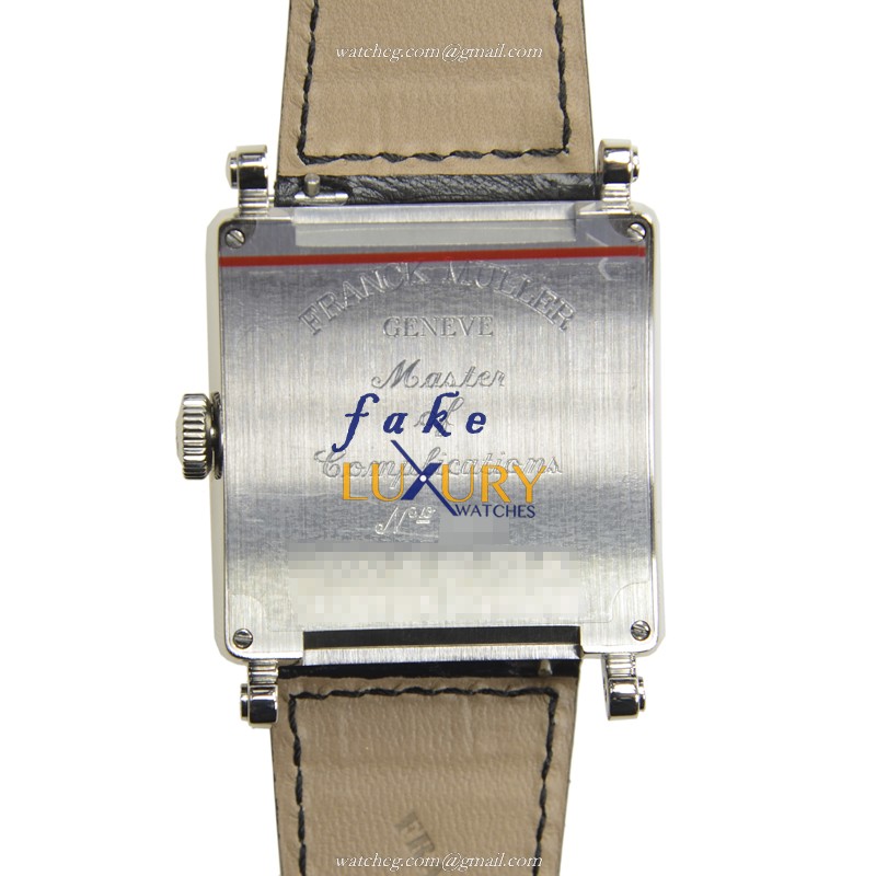 Franck Muller 6000 H SC DT R AC Master Square Replica Watch Automatic White Dial Stainless Steel - Image 3