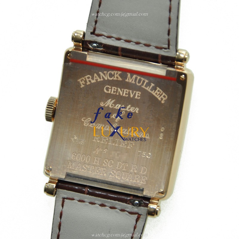 Franck Muller 6000 H SC DT REL R D 5N | Silver Dial | Automatic | Rose Gold Steel | Replica Watch - Image 3