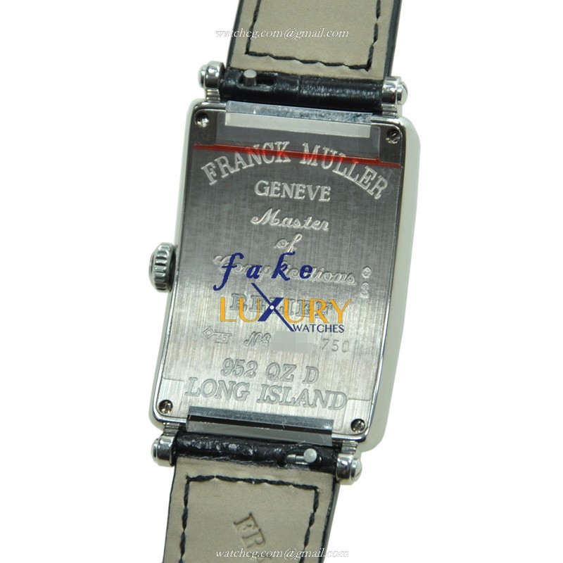 Franck Muller 952 QZ REL D OG Replica Watch Silver Dial Quartz 18kt White Gold & Diamond - Image 3