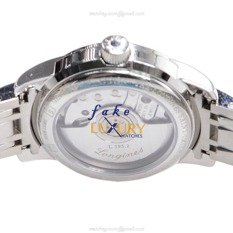 Longines L2.263.4.72.6 Saint Imier Replica Watch, Automatic, White Dial, Steel Bracelet - Image 4