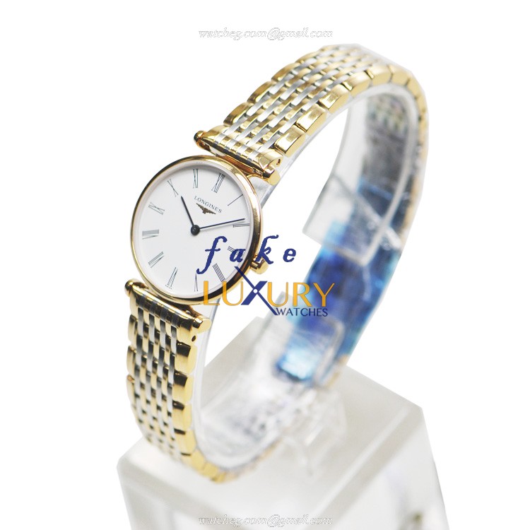 Longines L4.209.1.11.7 La Grande Replica Watch, Quartz Movement, 33mm 18kt Rose Gold Case, White - Image 3