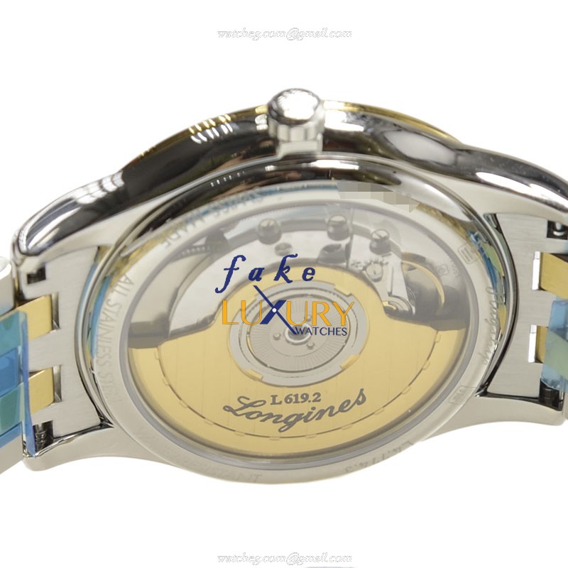 Longines L4.774.3.57.7 Flagship Replica Watch With Automatic Movement 18kt Gold Steel Case - Image 4