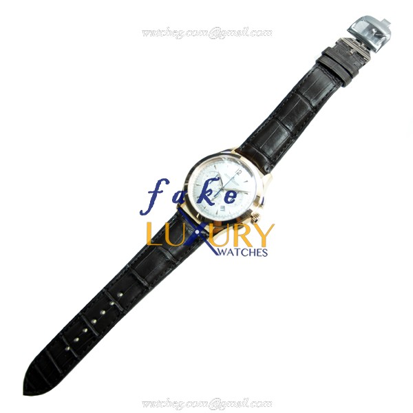 -QL1532420 - Jaeger-Lecoultre Master Ultra Thin Automatic 18kt Rose Gold Replica Watch - Silver - Image 2