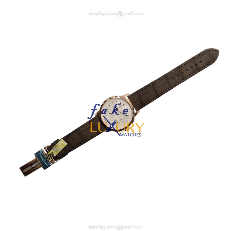 Glashutte PANO 1-61-03-25-15-05 Replica Watch Manual Wind 18kt Rose Gold Case Silver Dial Dark - Image 2