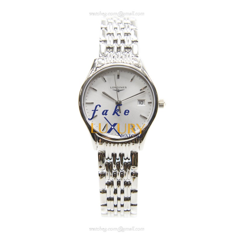 Longines L4.259.4.72.6 Lyre Quartz Replica Watch Silver Dial Stainless Steel 25mm - Image 2