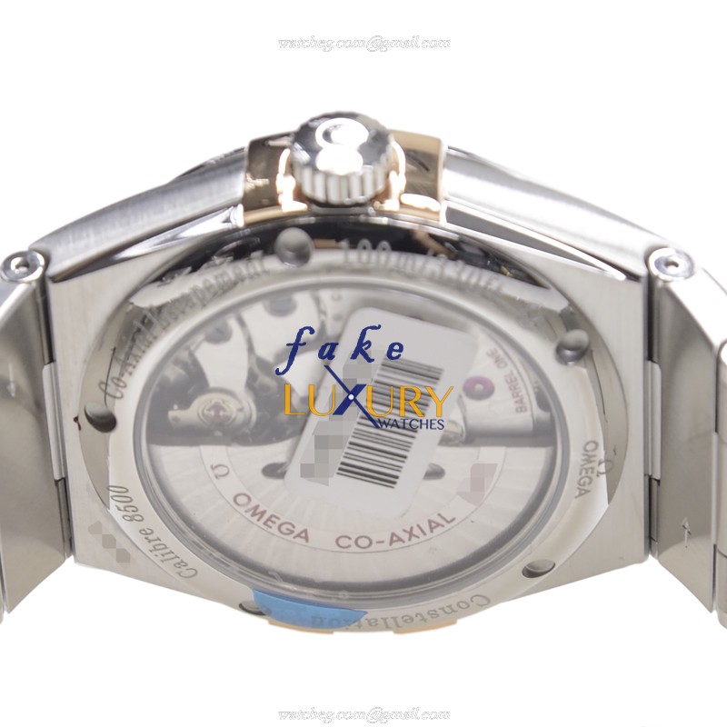 Omega 123.20.38.21.02.004 CONSTELLATION Automatic 18kt Rose Gold & Steel - Silver Dial - Replica - Image 4
