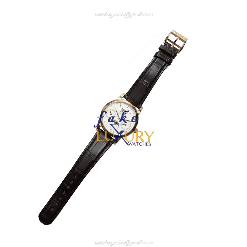 A Lange & Sohne SAXONIA 330.032E 18kt Rose Gold Automatic Silver Dial Replica Watch - Image 2