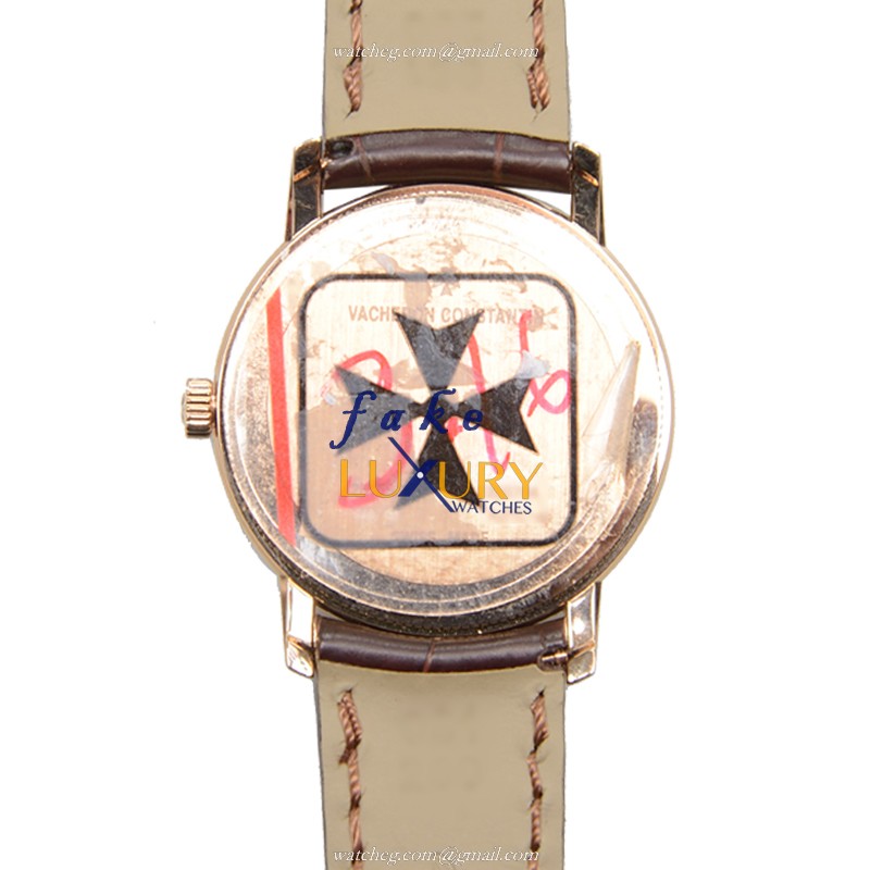 Vacheron Constantin 25155/000R-9585 Traditionnelle Replica Watch, 18kt Rose Gold Case, Quartz - Image 3