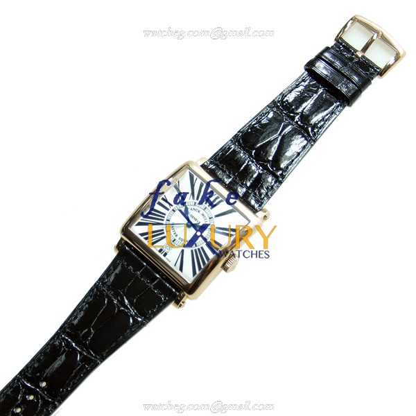 Franck Muller 6000 H SC DT R 5N Master Square Replica Watch - 36.5mm Automatic - Silver Dial - Image 2