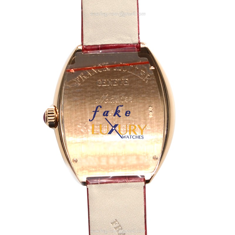Franck Muller 5000 H SC C 6H D3 5N - Replica Watch - Automatic - Rose Gold & Diamonds - Silver Dial - Image 3