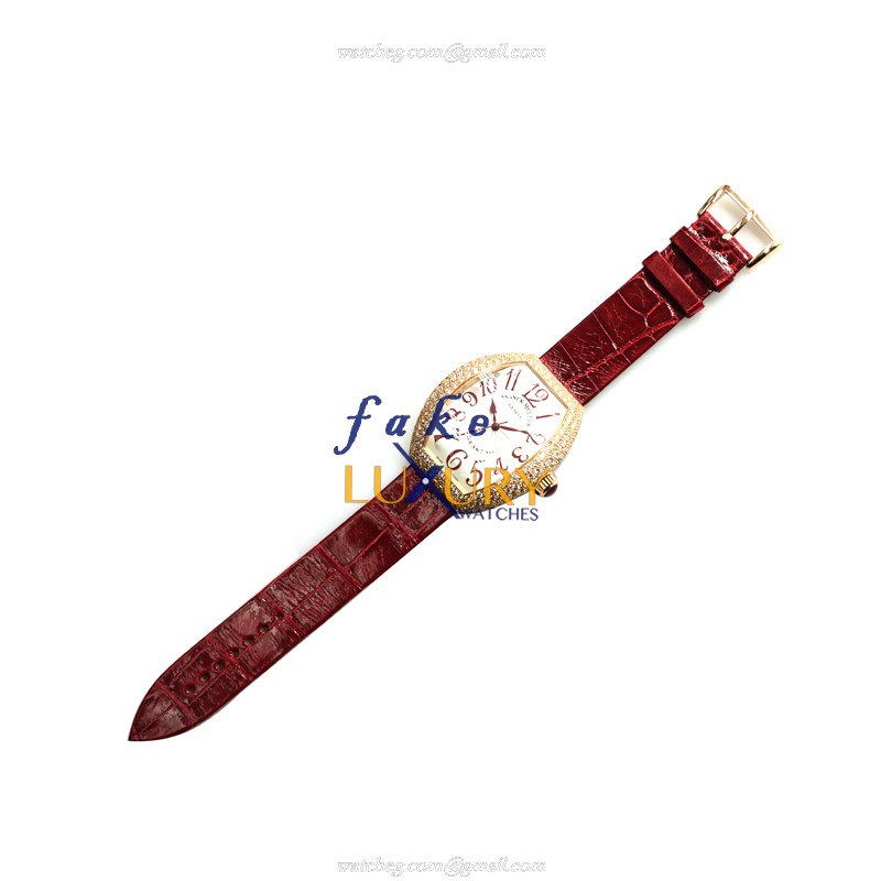 Franck Muller 5000 H SC D3 5N Replica Watch - 18kt Rose Gold Case, Silver Dial, Automatic Movement - Image 2