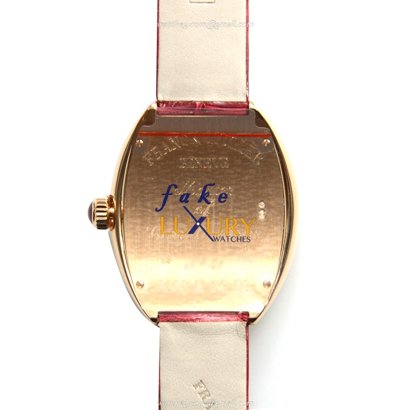 Franck Muller 5000 H SC D3 5N Replica Watch - 18kt Rose Gold Case, Silver Dial, Automatic Movement - Image 3