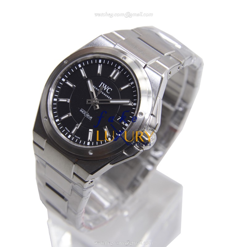 IW323902 - IWC Ingenieur Replica Watch Automatic Stainless Steel Black Dial - Image 3