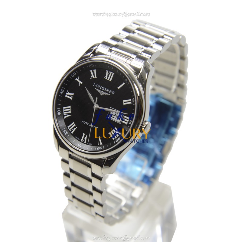 Longines L2.648.4.51.6 Master Replica Watch, Black Dial, Steel Case, Automatic Movement - Image 3