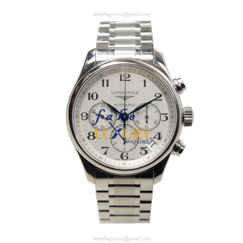 Longines L2.693.4.78.6 Master Automatic Stainless Steel Replica Watch - Swiss Movement, Silver - Image 2
