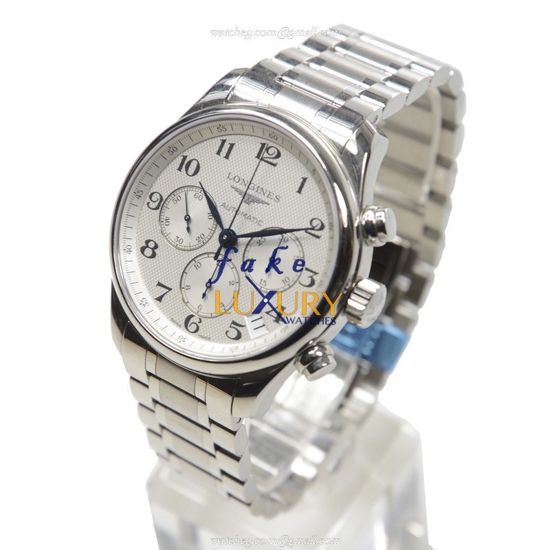 Longines L2.693.4.78.6 Master Automatic Stainless Steel Replica Watch - Swiss Movement, Silver - Image 3