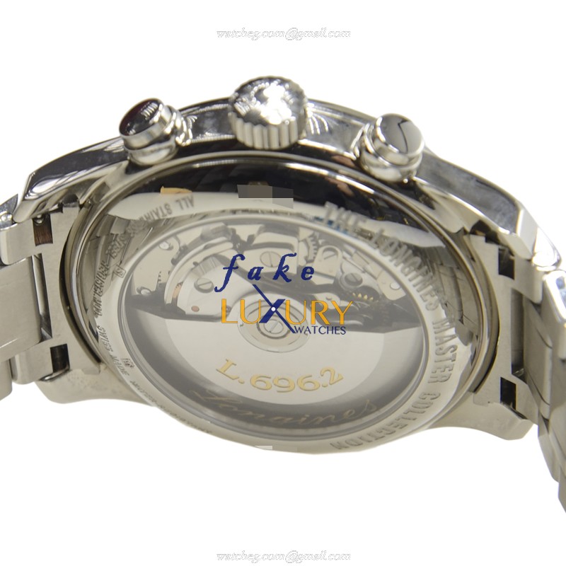 Longines L2.693.4.78.6 Master Automatic Stainless Steel Replica Watch - Swiss Movement, Silver - Image 4