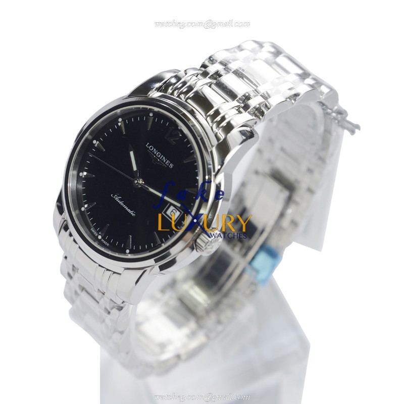 Longines L2.763.4.52.6 Saint Imier Replica Watch, Black Dial, Steel Bracelet, Automatic - Image 3