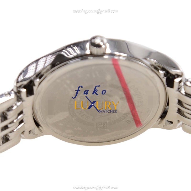 Longines L4.259.4.12.6 Quartz Stainless Steel Replica Watch - White Dial, Silver Strap - Image 4