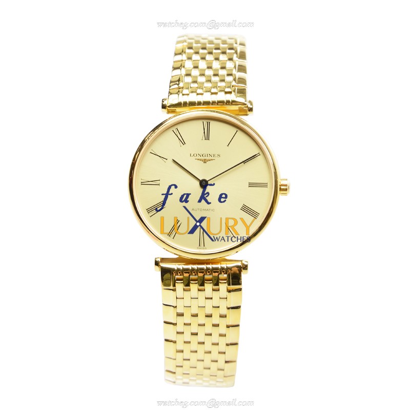 Longines L4.708.2.31.8 La Grande Replica Watch With Automatic Movement, 18kt Yellow Gold Case - Image 2