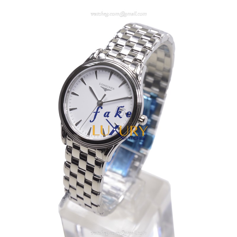 Longines FLAGSHIP L4.716.4.12.6 Replica Watch Quartz Stainless Steel White Dial 36mm - Image 3