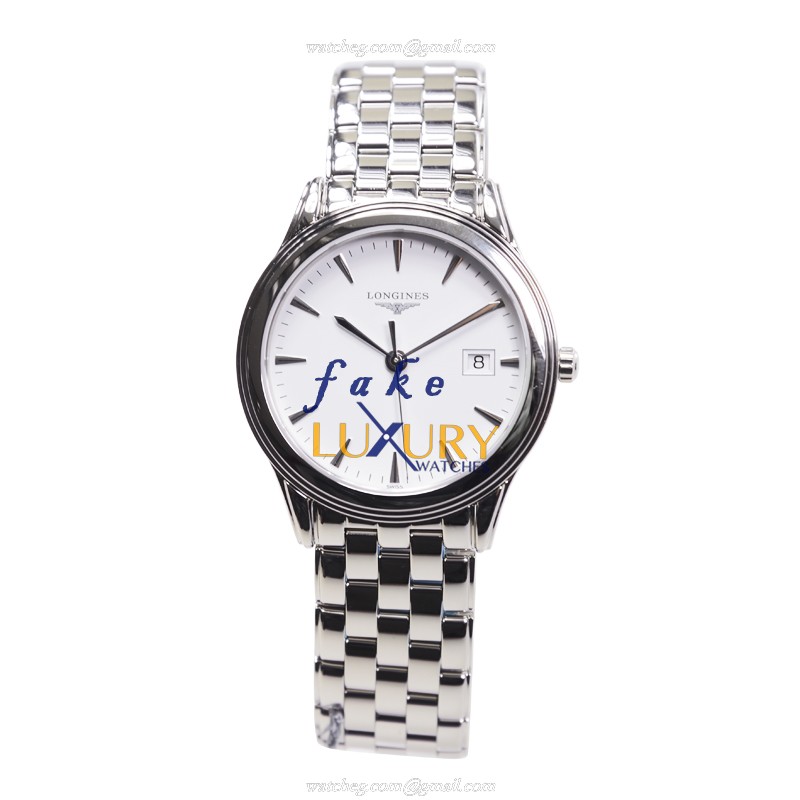 Longines FLAGSHIP L4.716.4.12.6 Replica Watch Quartz Stainless Steel White Dial 36mm - Image 2
