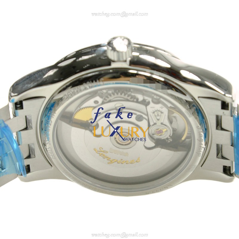 Longines L4.799.4.72.6 Flagship Replica Watch Automatic Movement Silver Dial Steel Bracelet - Image 4