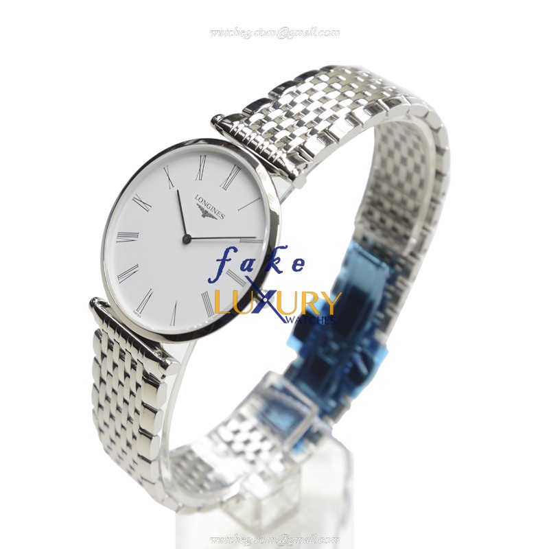 Longines La Grande L4.800.4.11.6 Quartz Stainless Steel White Dial 35mm Replica Watch - Image 3