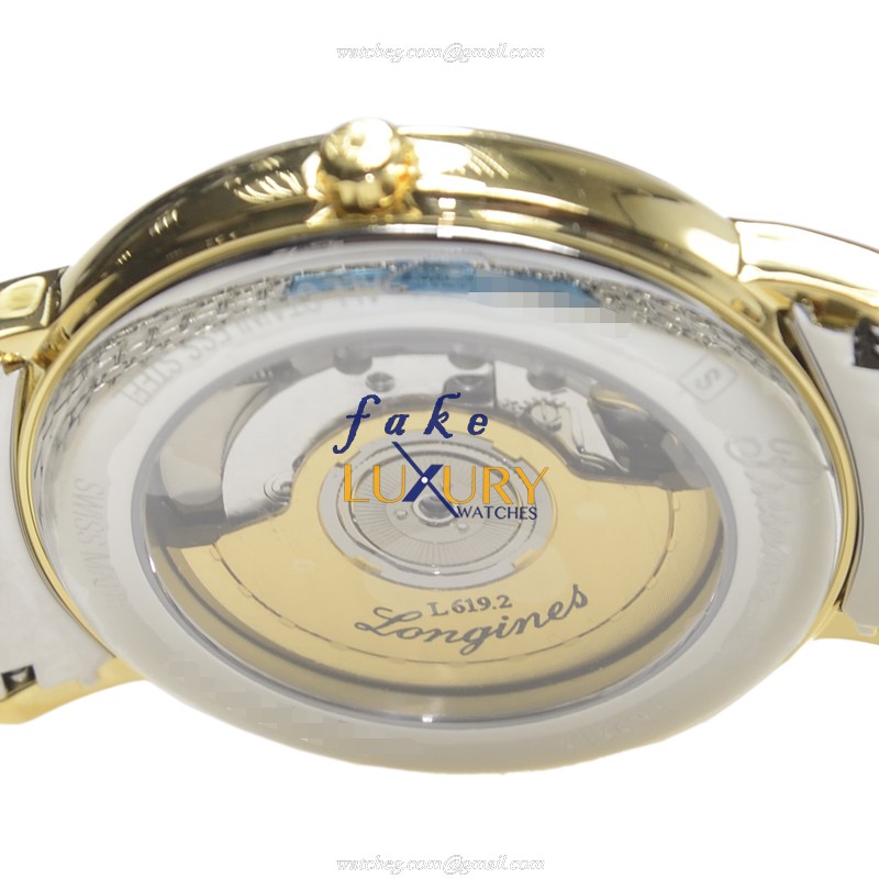 Longines PRESENCE L4.921.2.18.7 - Replica Watch - Automatic - PVD Gold Case - White Dial - 38.5mm - Image 4