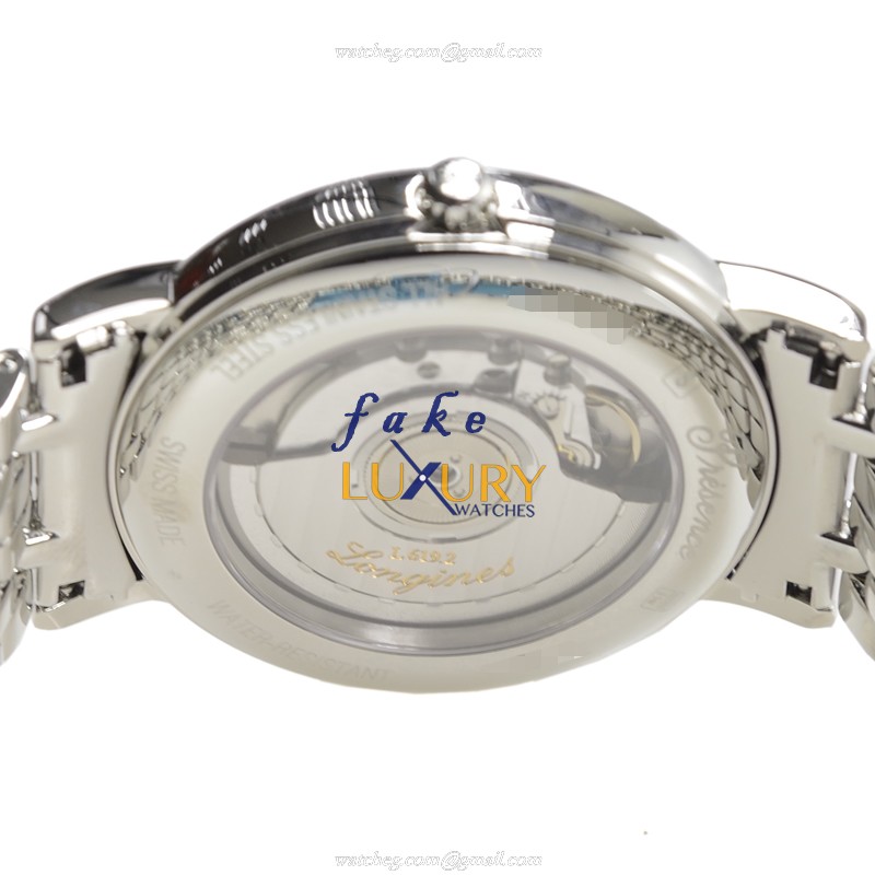 Longines L4.921.4.78.6 PRESENCE Replica Watch - Automatic - Stainless Steel Case - Silver Dial - Image 4
